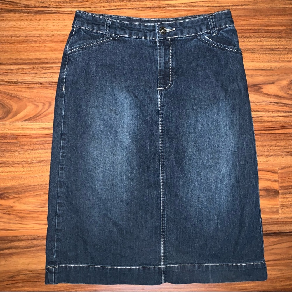 Christopher & Banks Jean Skirt